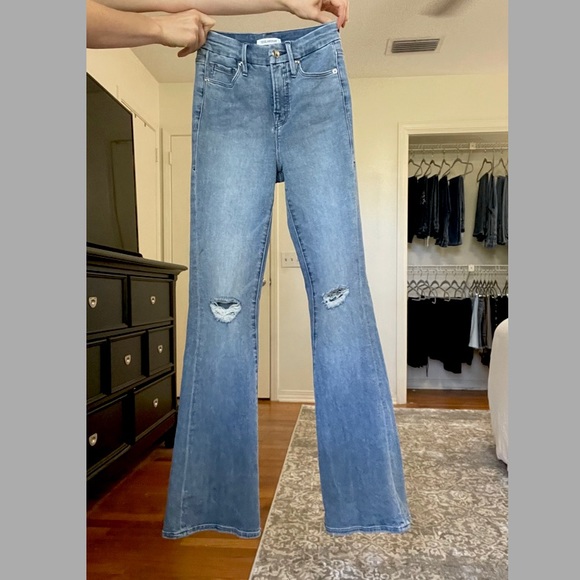 Good American GA Flare 00 24 Light Blue - Picture 2 of 8